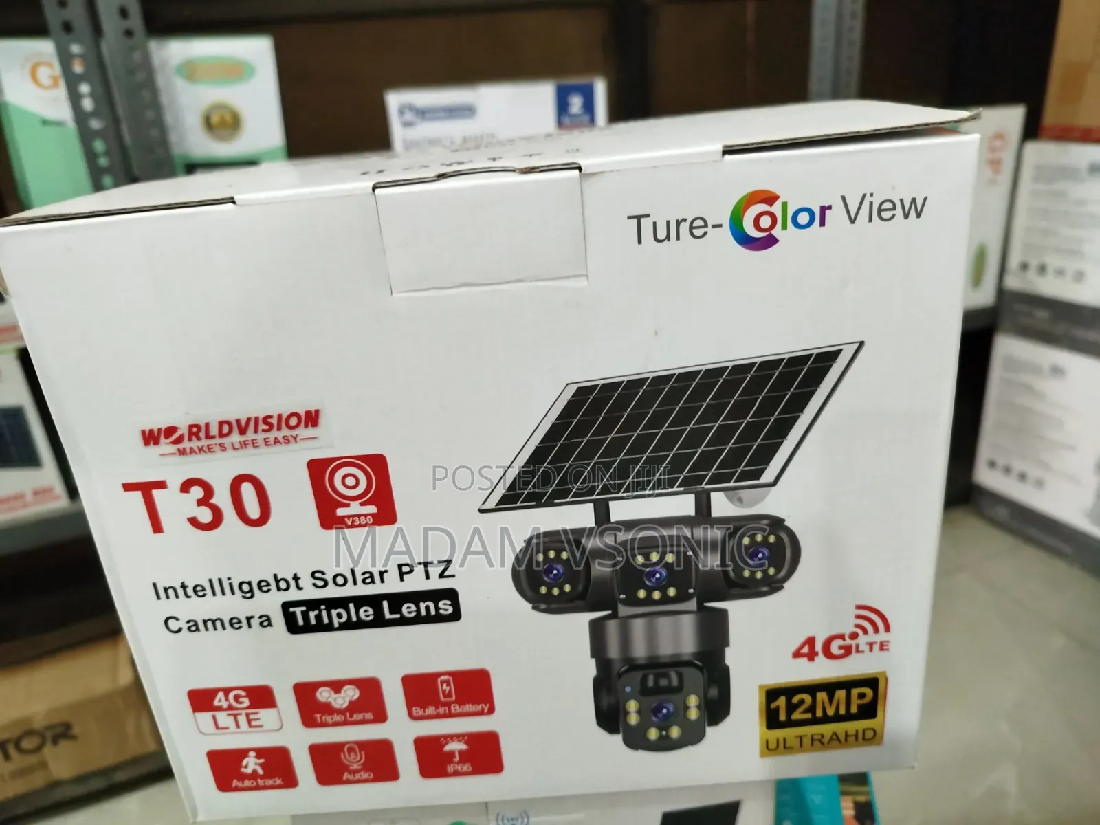 V380 T 30 Triple Lens 4g Camera