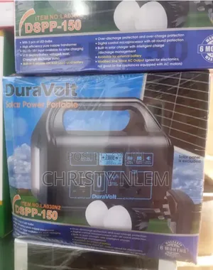 150watts Duravolt Mini Solar Generator With Panel