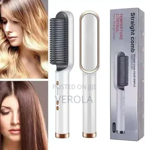 Straightening Comb Hair Straightener Stylist (Model: FH909).