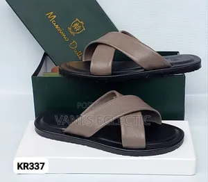 Massimo Dutti Men's Premium Leather Sandals and Pam Slippers