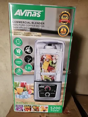 Avinas 5.2l Soundproof  Copper Coil Comercial Blender/Grinder/Juicer