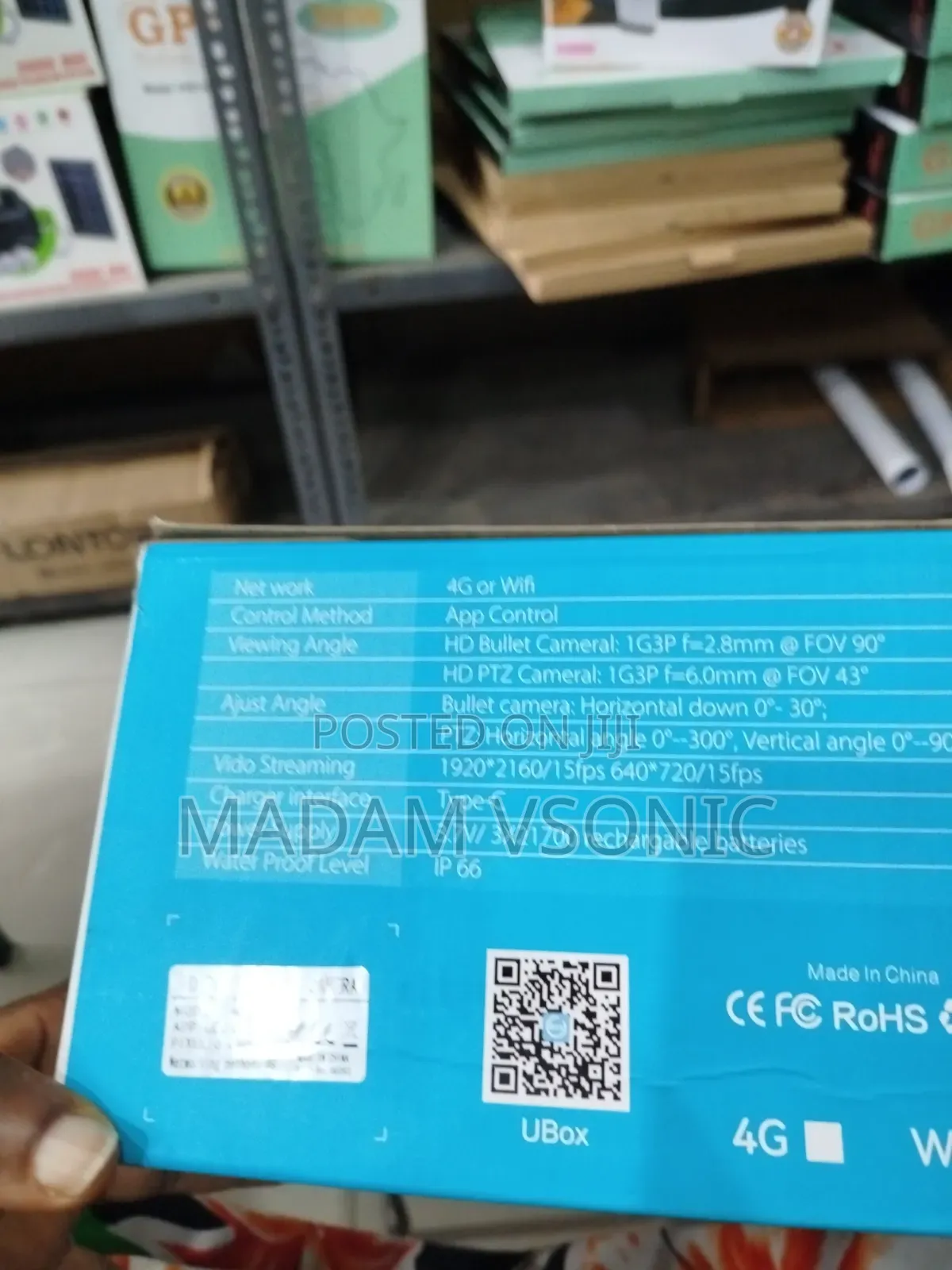 Ubox Mini Real 4g Camera M8