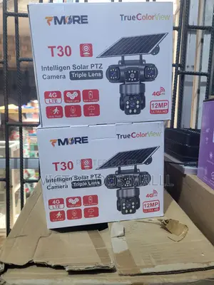 T30 12mp 4g Lte Intelligent Solar PTZ Security Camera