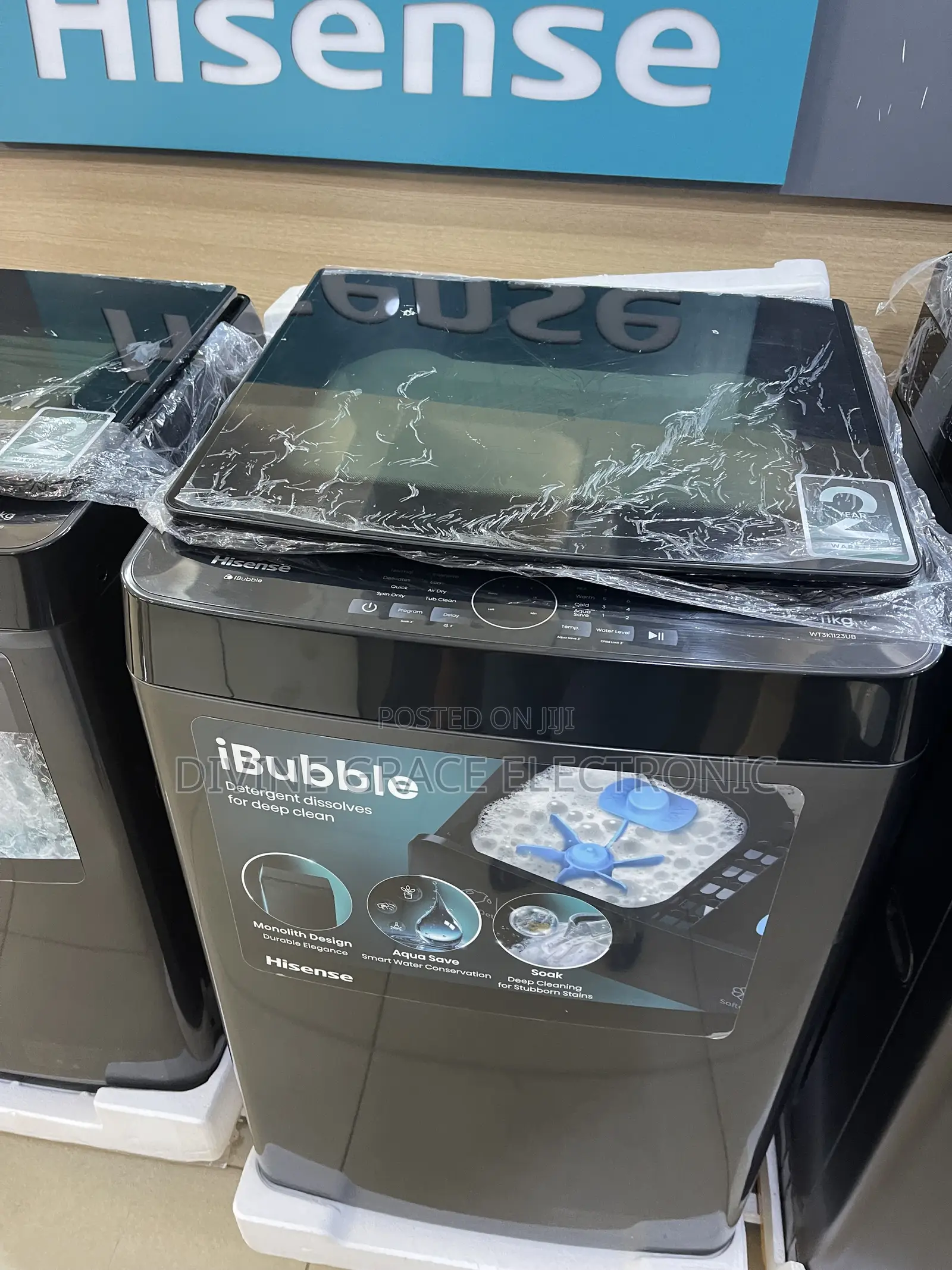 Brand New Top Loader Automatic Hisense Washing Machine
