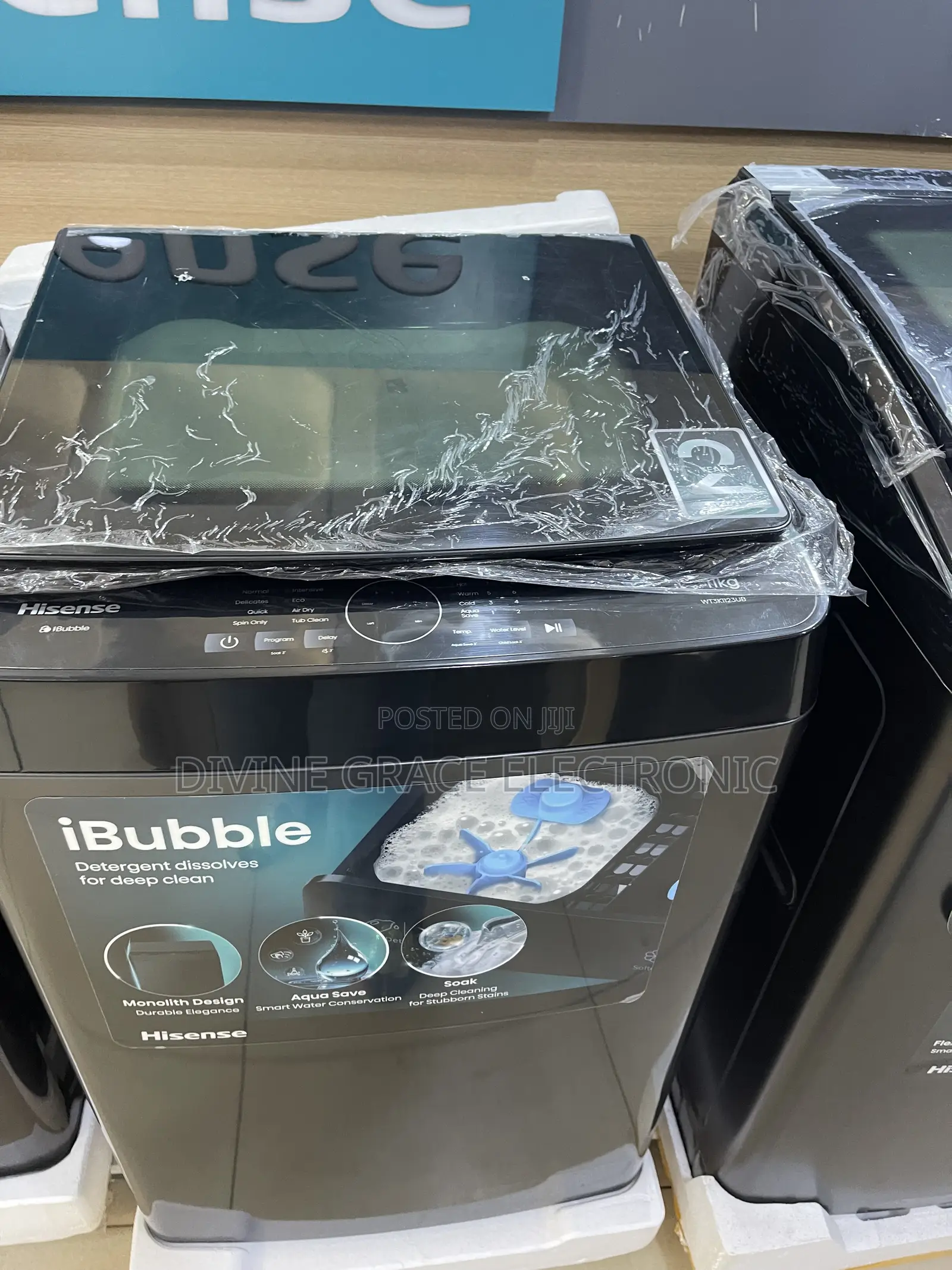 Brand New Top Loader Automatic Hisense Washing Machine