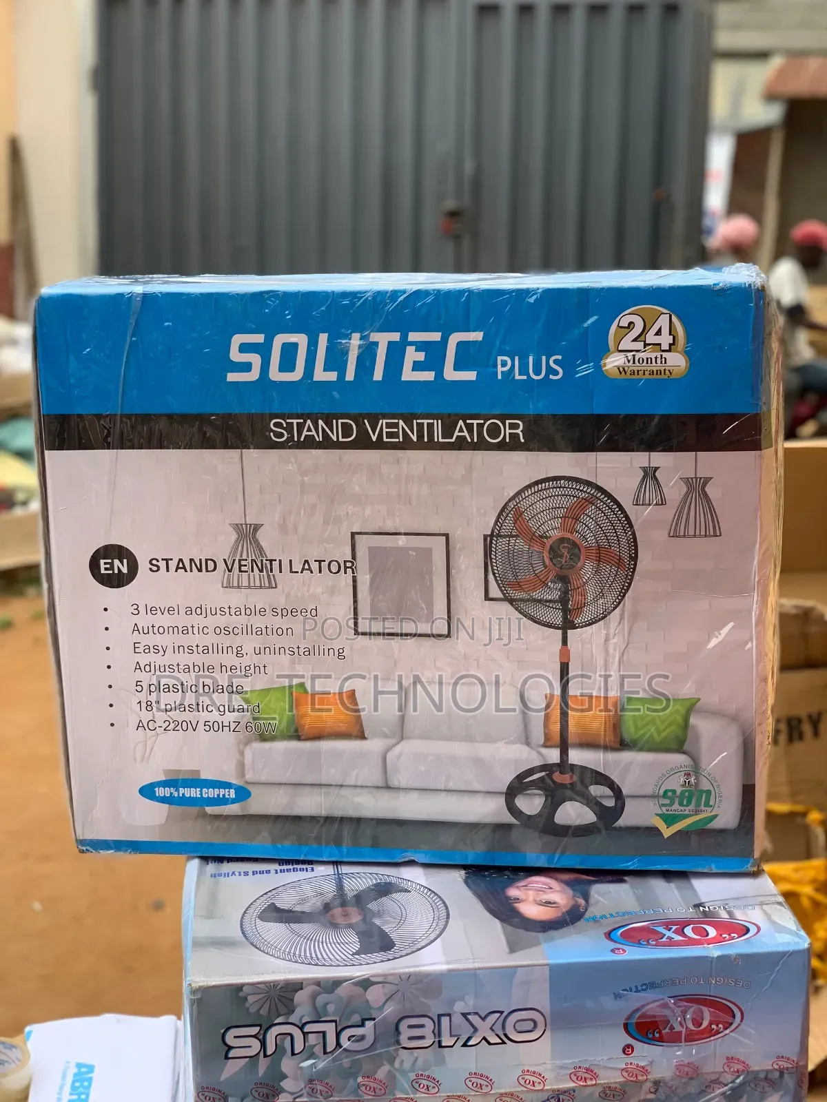 Solitec Plus Standing Fan