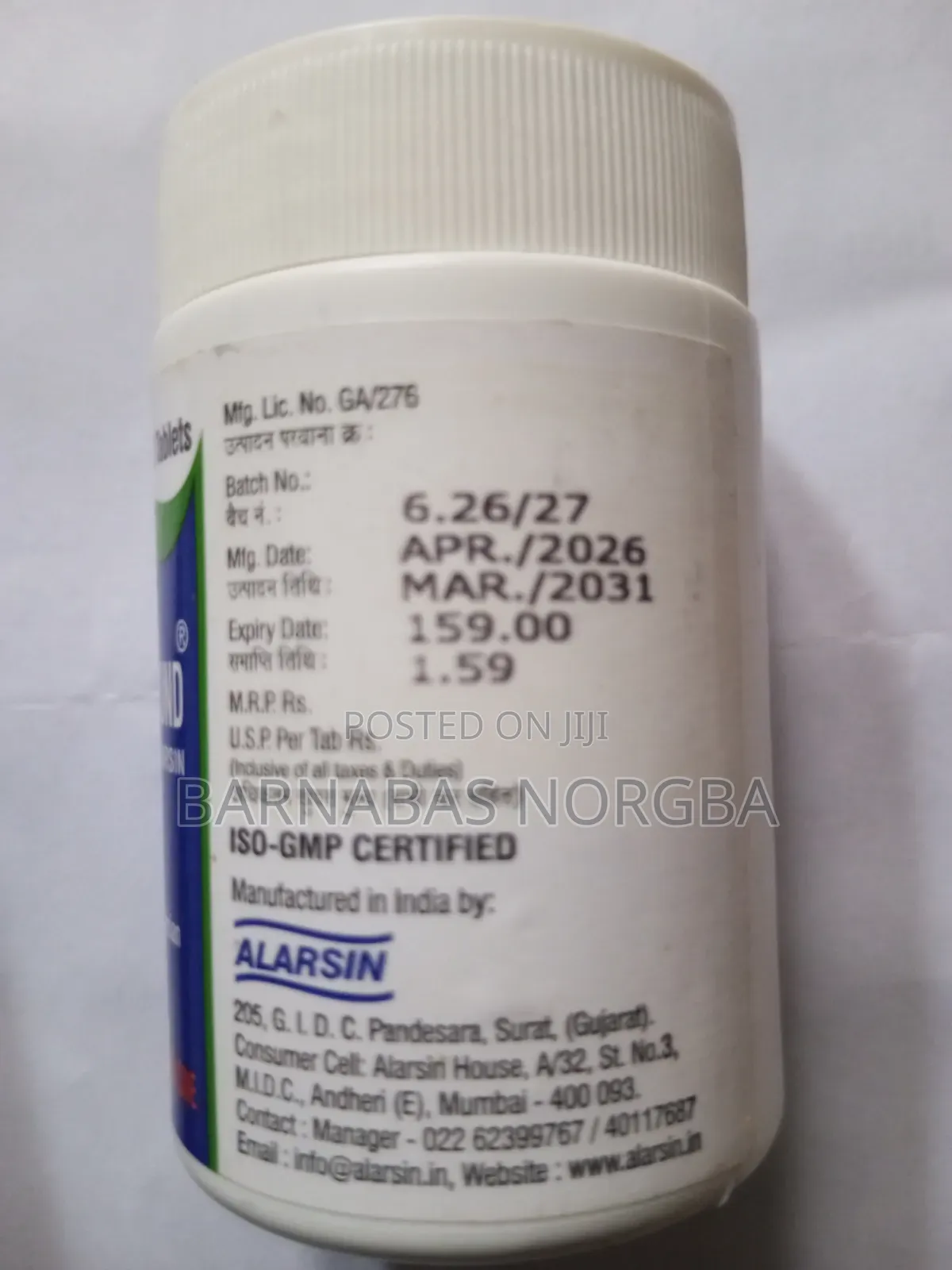 Alose Compound Alarsin