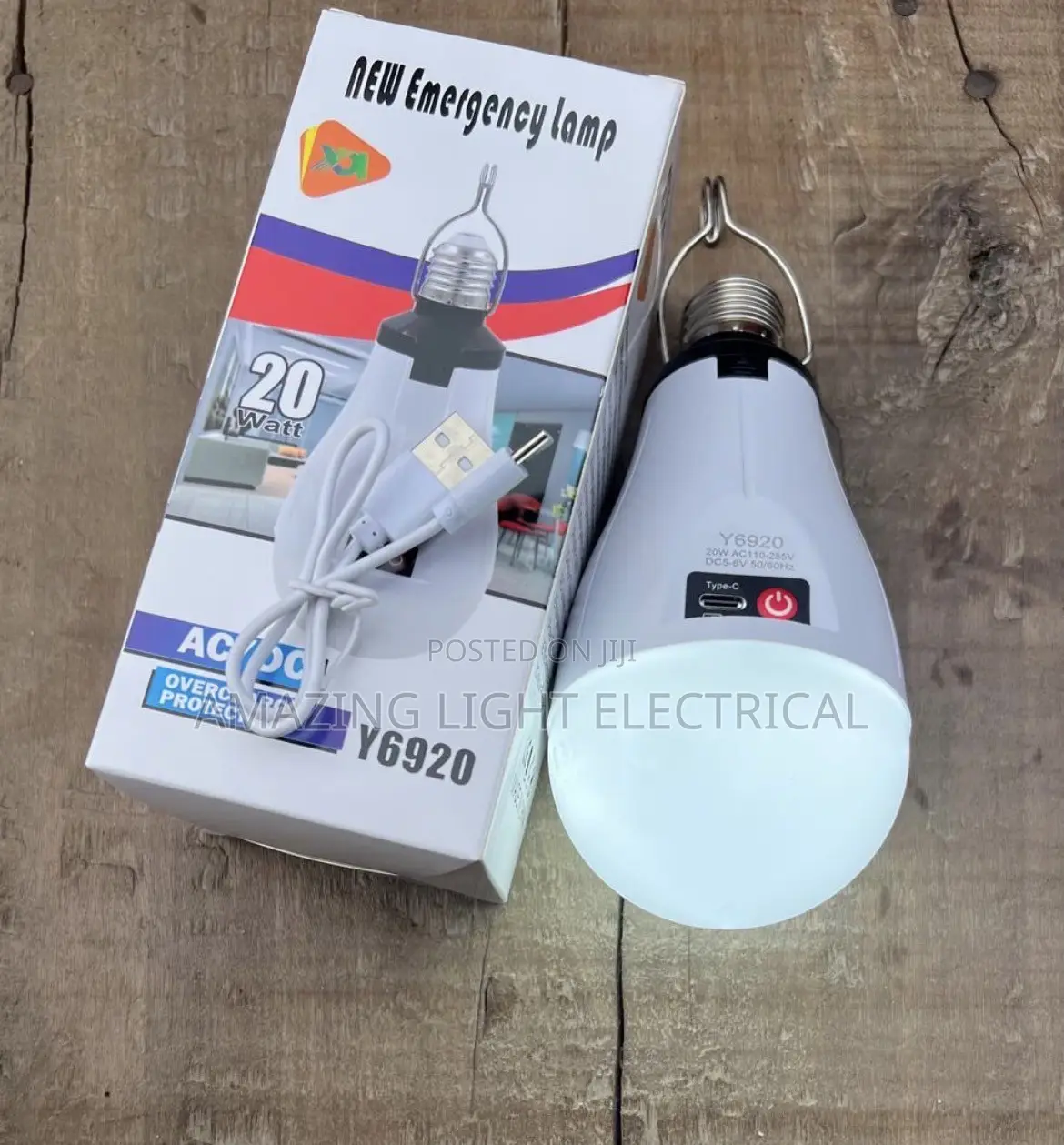 Emergency Rechargeable Bulb