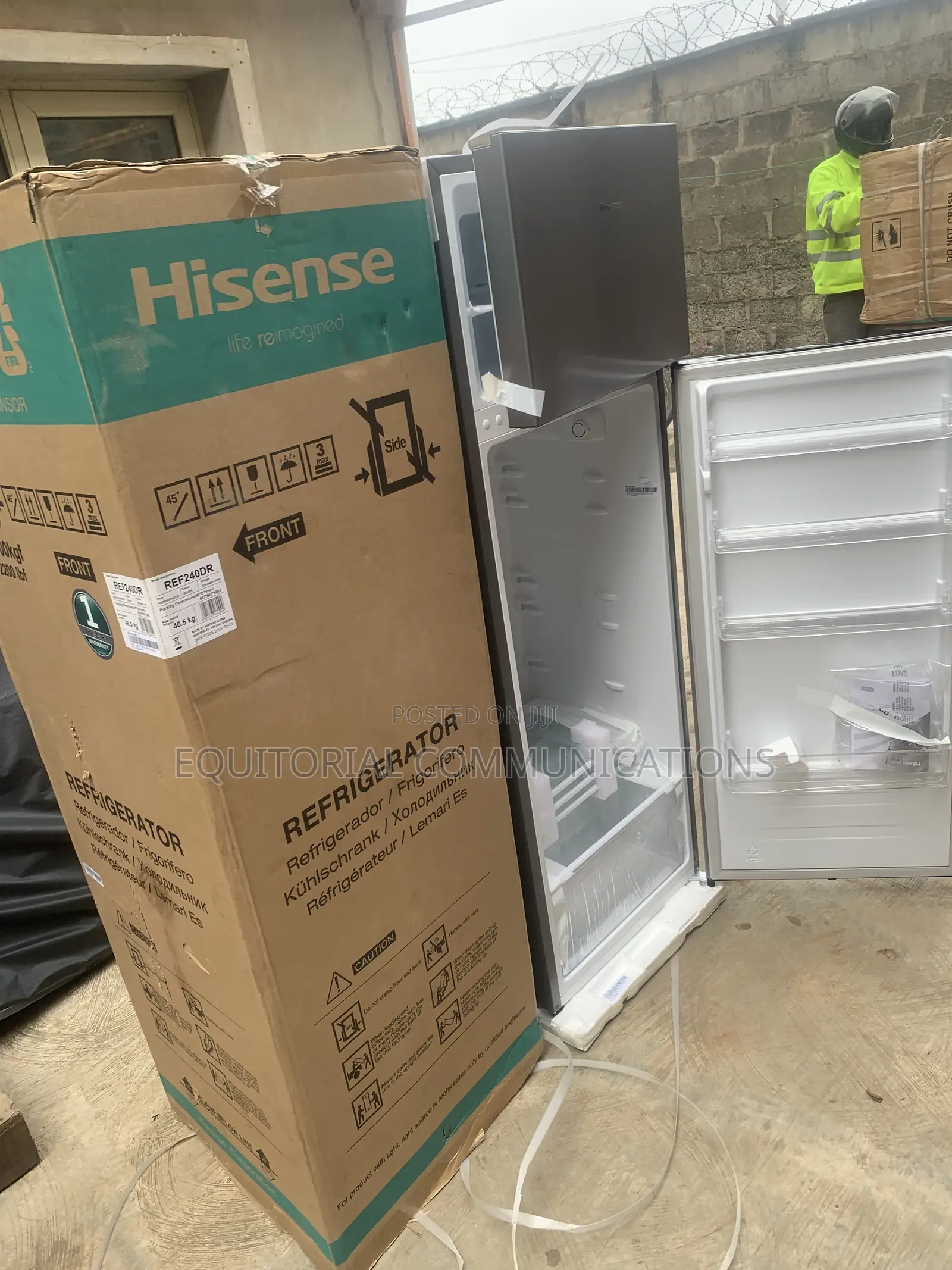 Hisense 240L Double Door Refrigerator – Modern Design