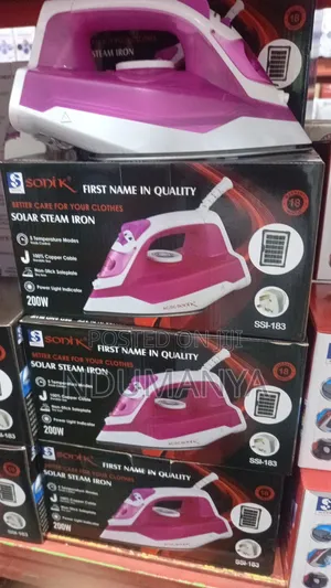 Sonik Solar Steam Iron
