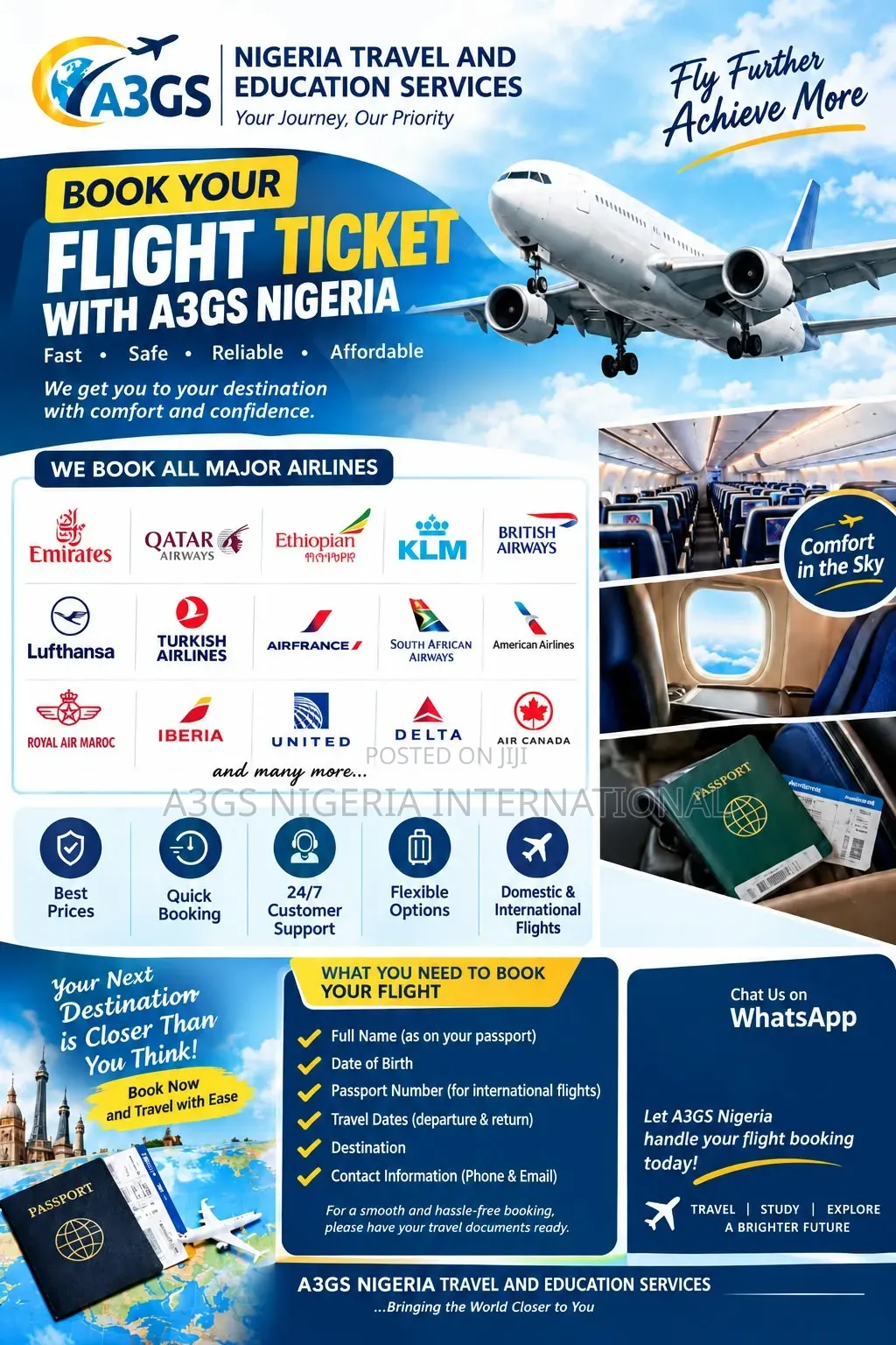 Book Your Flight With Us