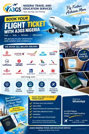 Book Your Flight With Us