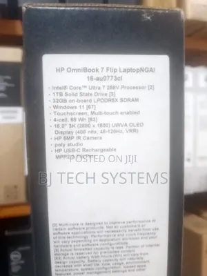 New Laptop HP OmniBook 7 16" 32GB Intel Core Ultra 7 SSD 1T