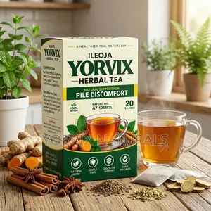 Natural Yorvix Herbal Tea for Pile Discomfort Digestive Support