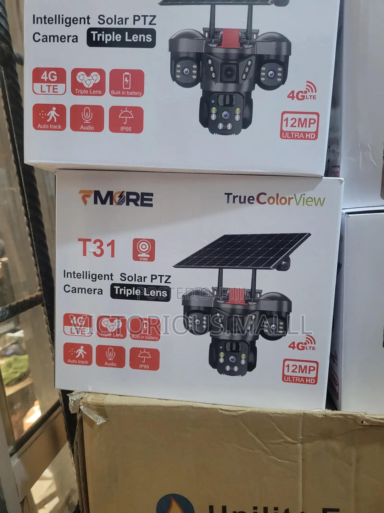 T31 Intelligent Solar PTZ Triple Lens 12MP Camera