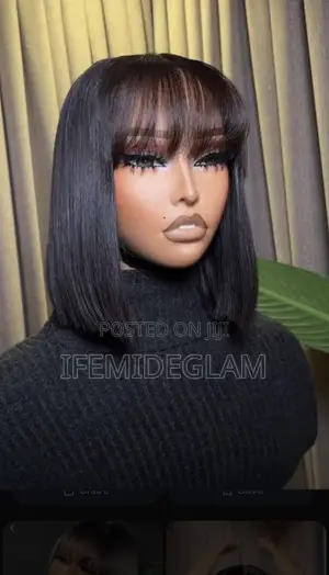 Double Drawn Closure Fringe  Human Hair