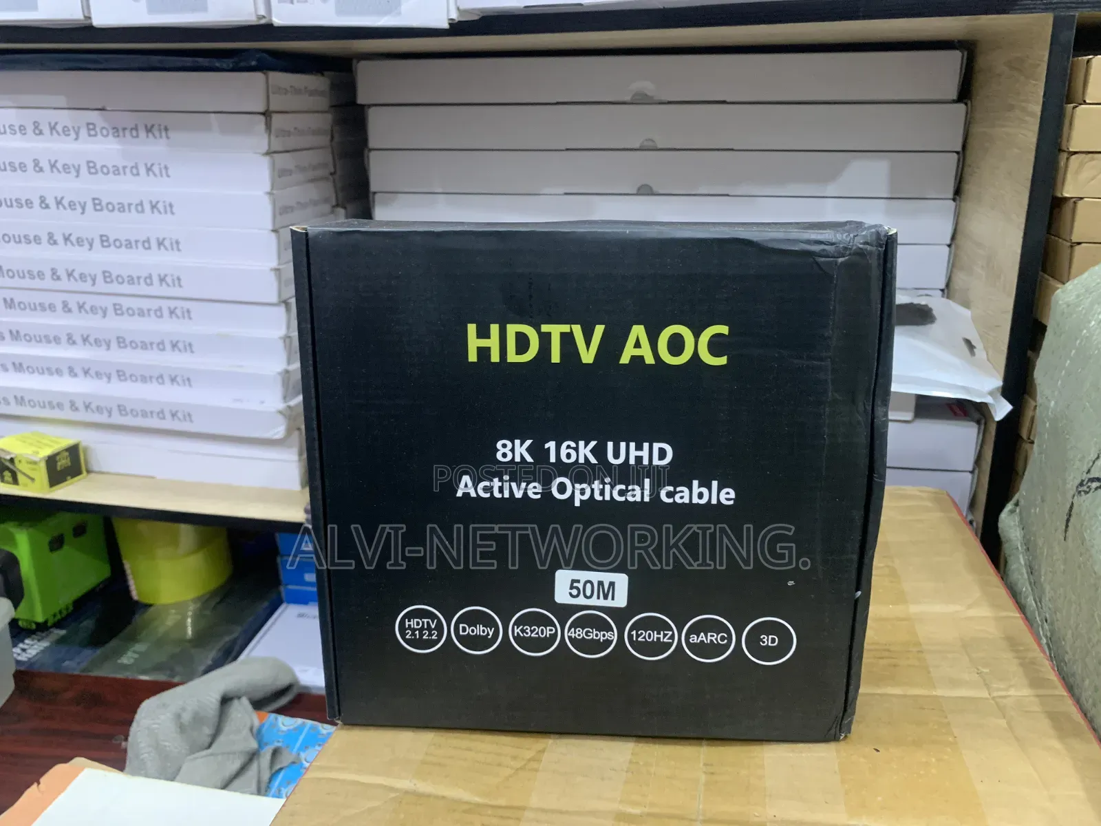 HDTV 8k 16k Uhd Active Optical Cable 50m