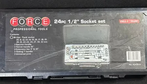 24pcs 1/2" Pro Socket Set - FORCE