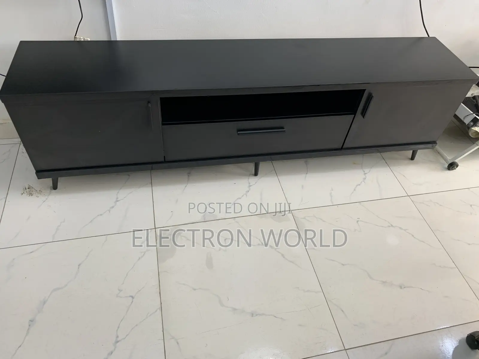 Black TV Console