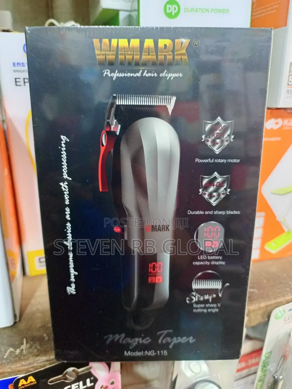 Wmark Professional Rechargeable Hair Clipper | Ng-115