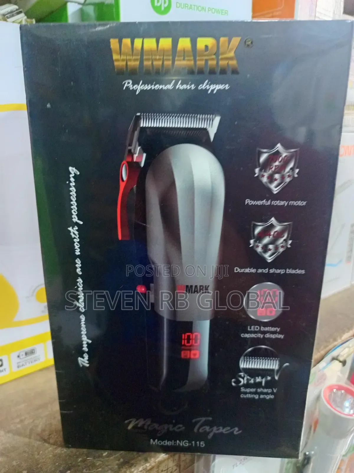 Wmark Professional Rechargeable Hair Clipper | Ng-115