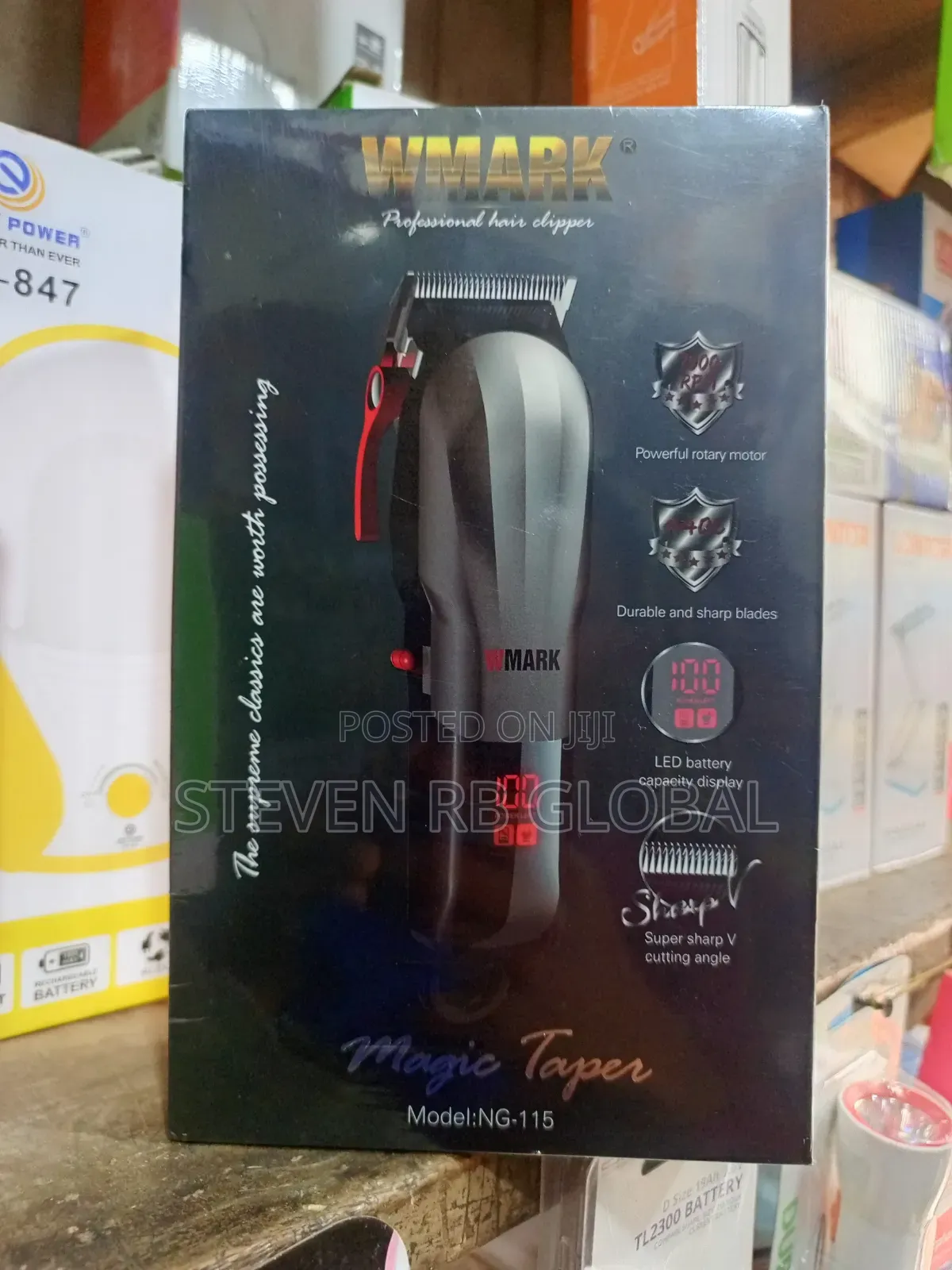 Wmark Professional Rechargeable Hair Clipper | Ng-115
