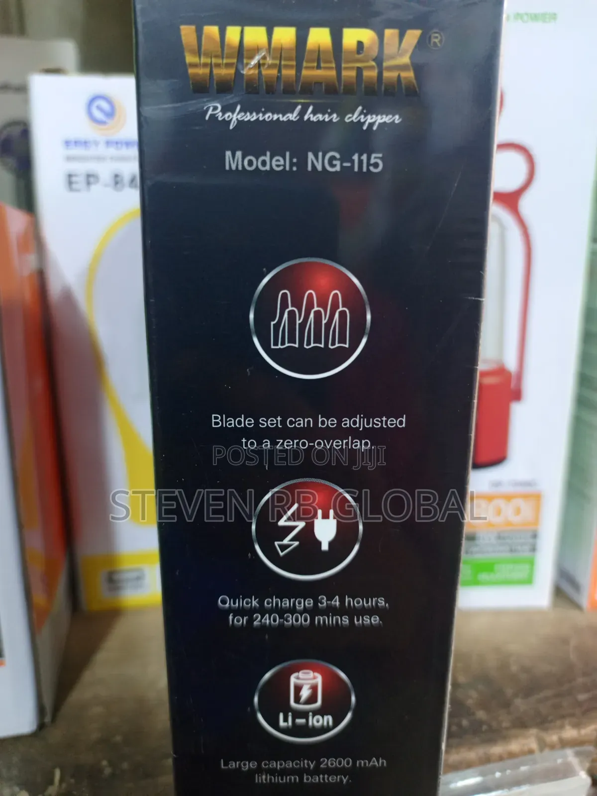 Wmark Professional Rechargeable Hair Clipper | Ng-115