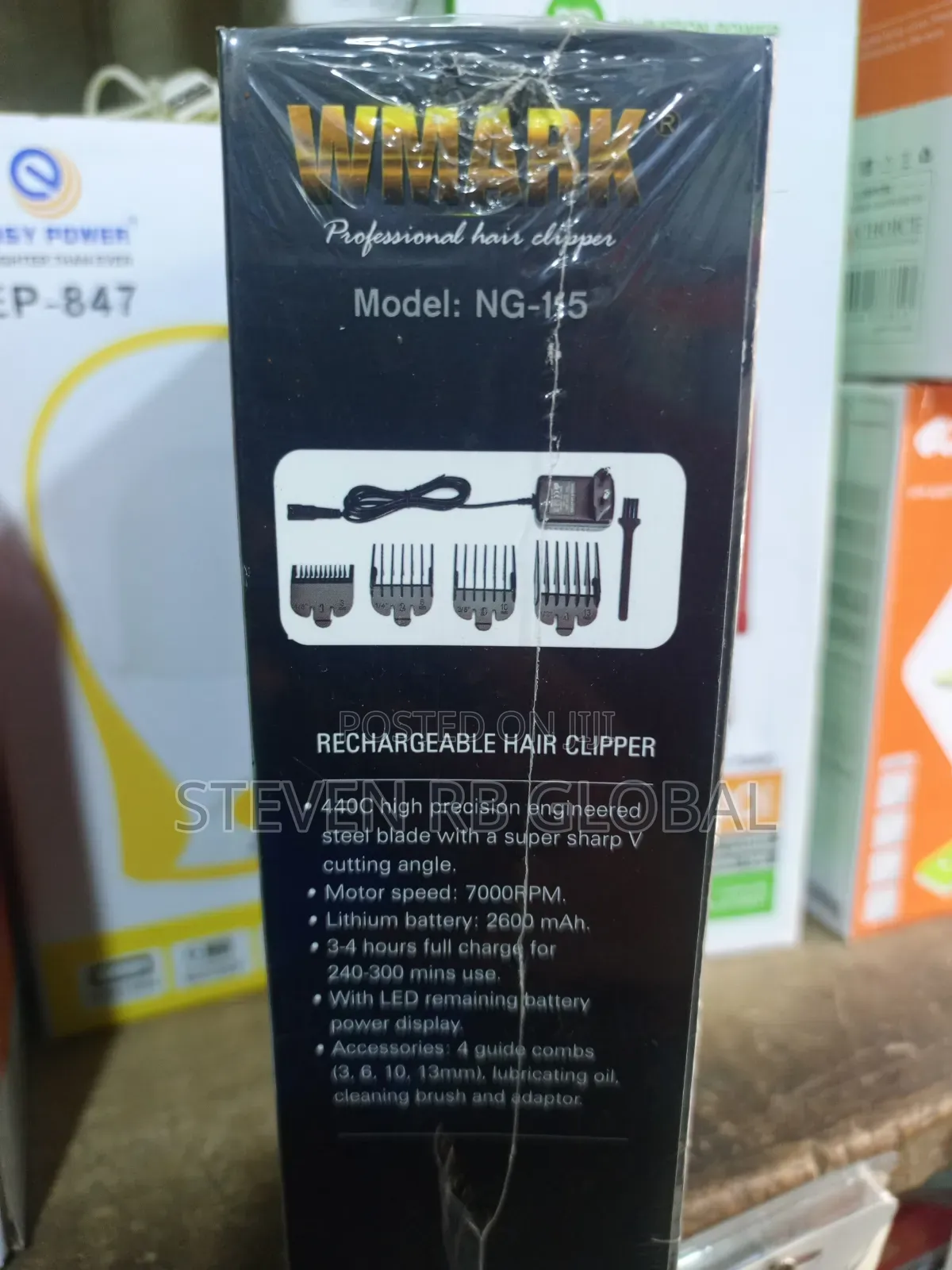 Wmark Professional Rechargeable Hair Clipper | Ng-115