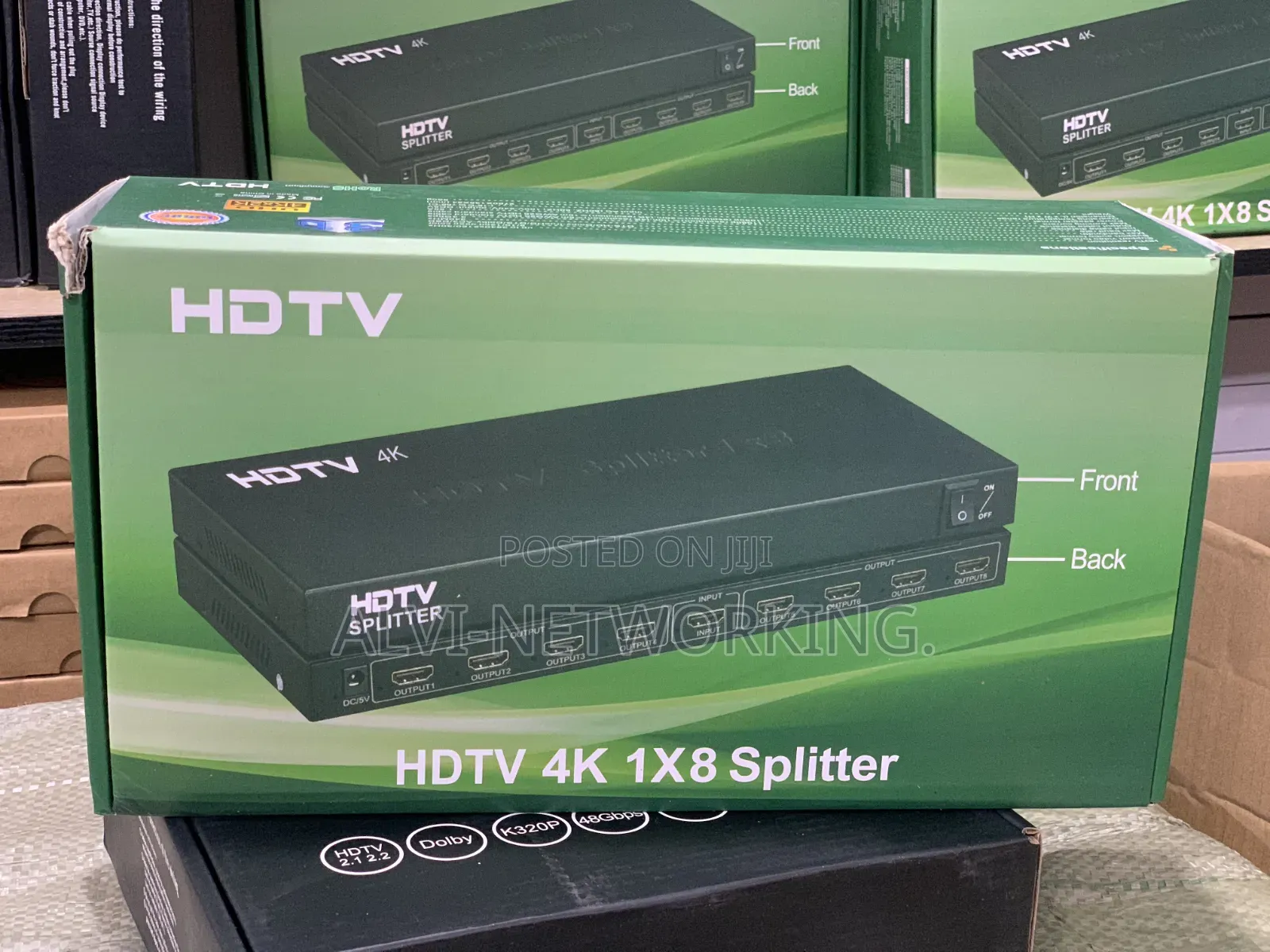 HDTV 4k 1 × 8 Splitter