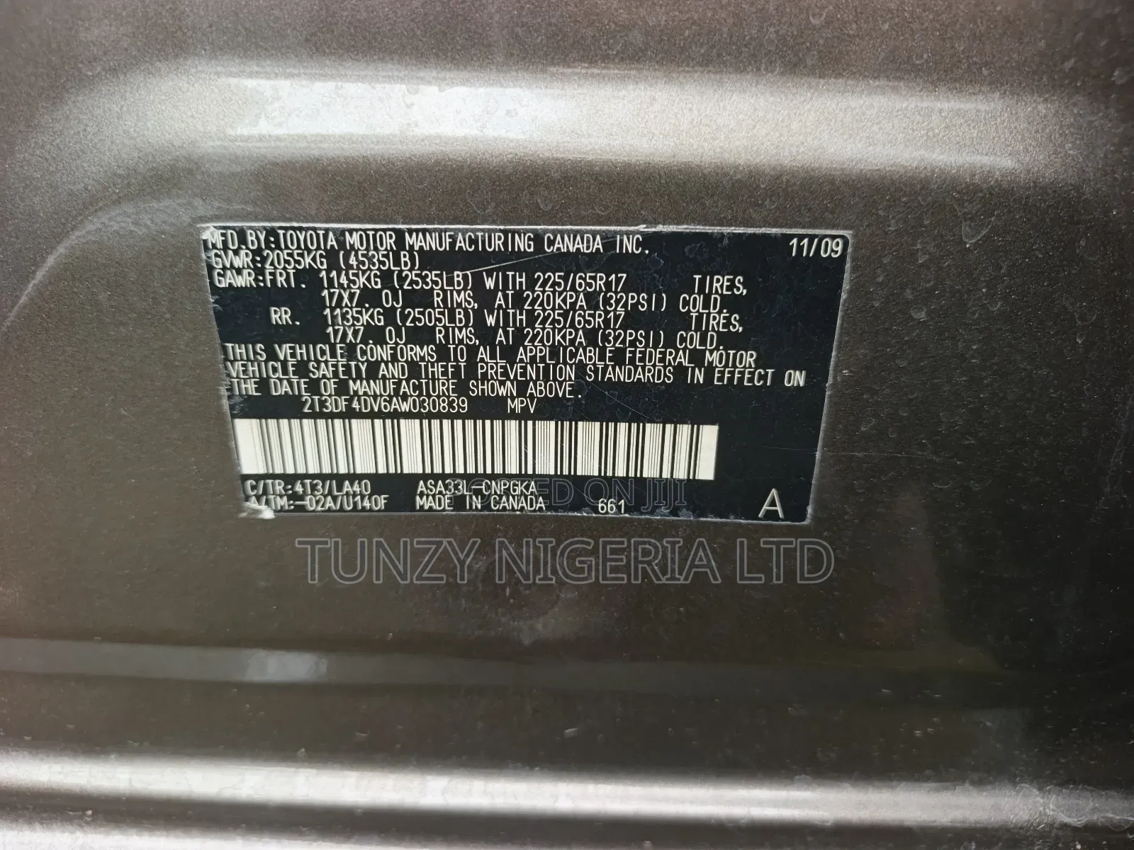 Toyota RAV4 2010 Brown