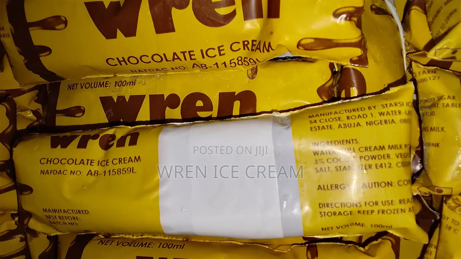 Wren Chocolate Ice-Cream