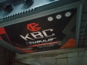 KBC 220Ah 12V Tubular Solar Battery – 3 Units – Great Condition
