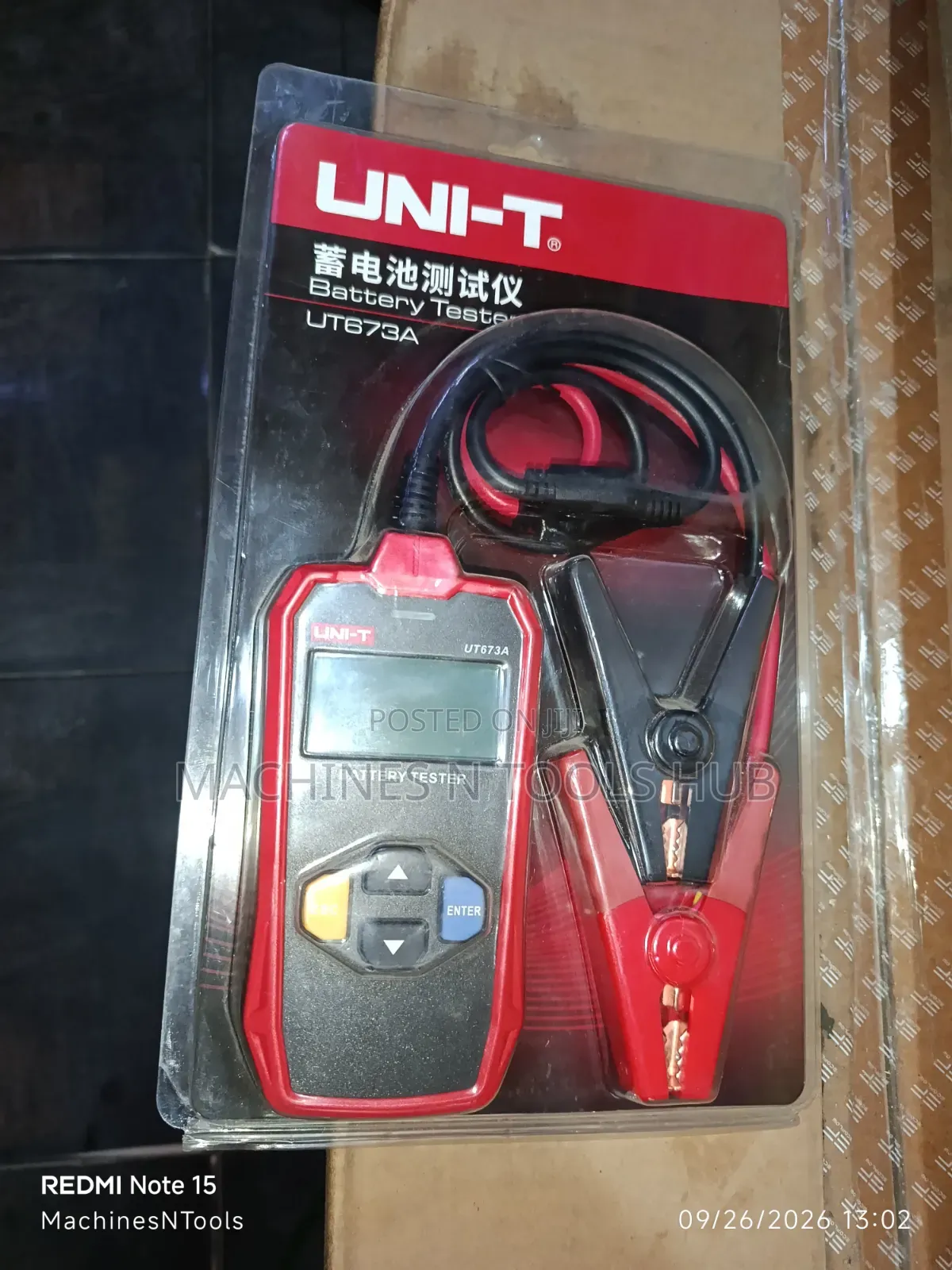 UNI-T UT673A Digital Battery Tester