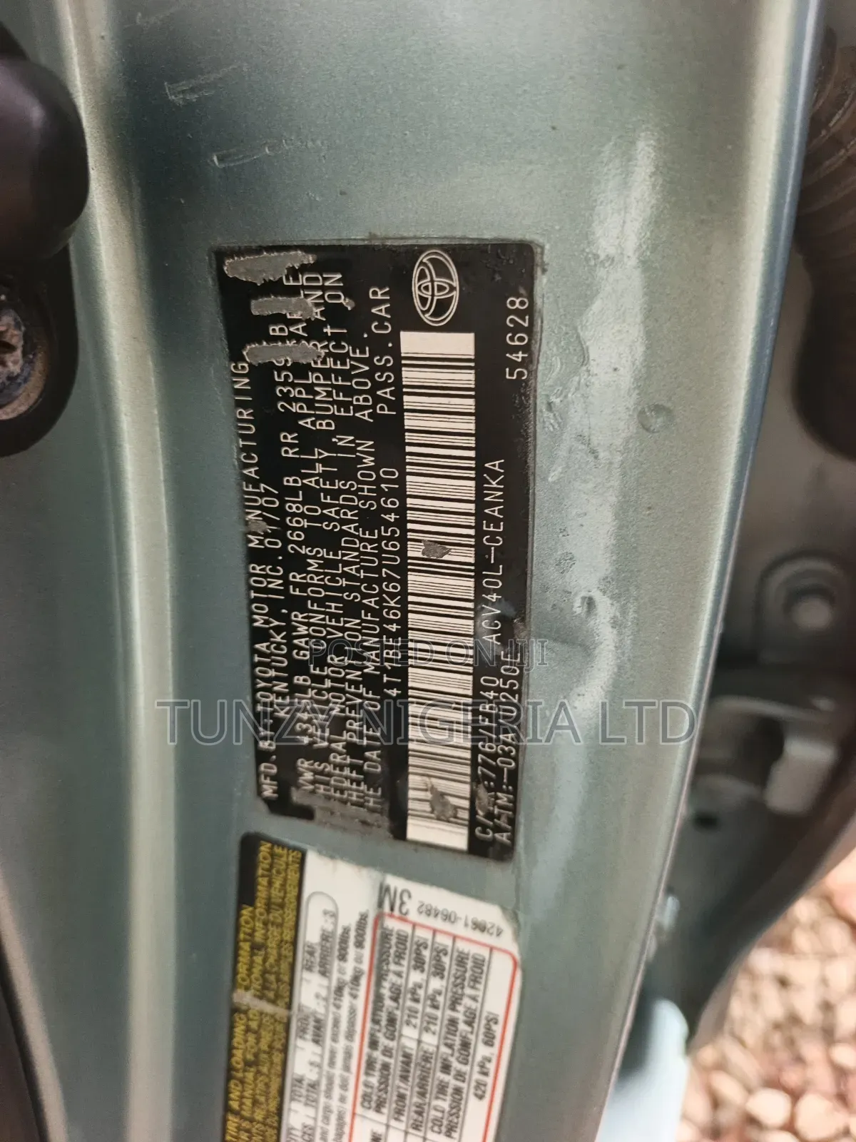 Toyota Camry 2008 Green