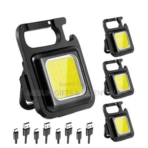 Multi-Functional Rechargeable Keychain With Flash Light