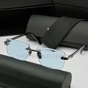 Premium Omega Rimless Frame Sunglasses.