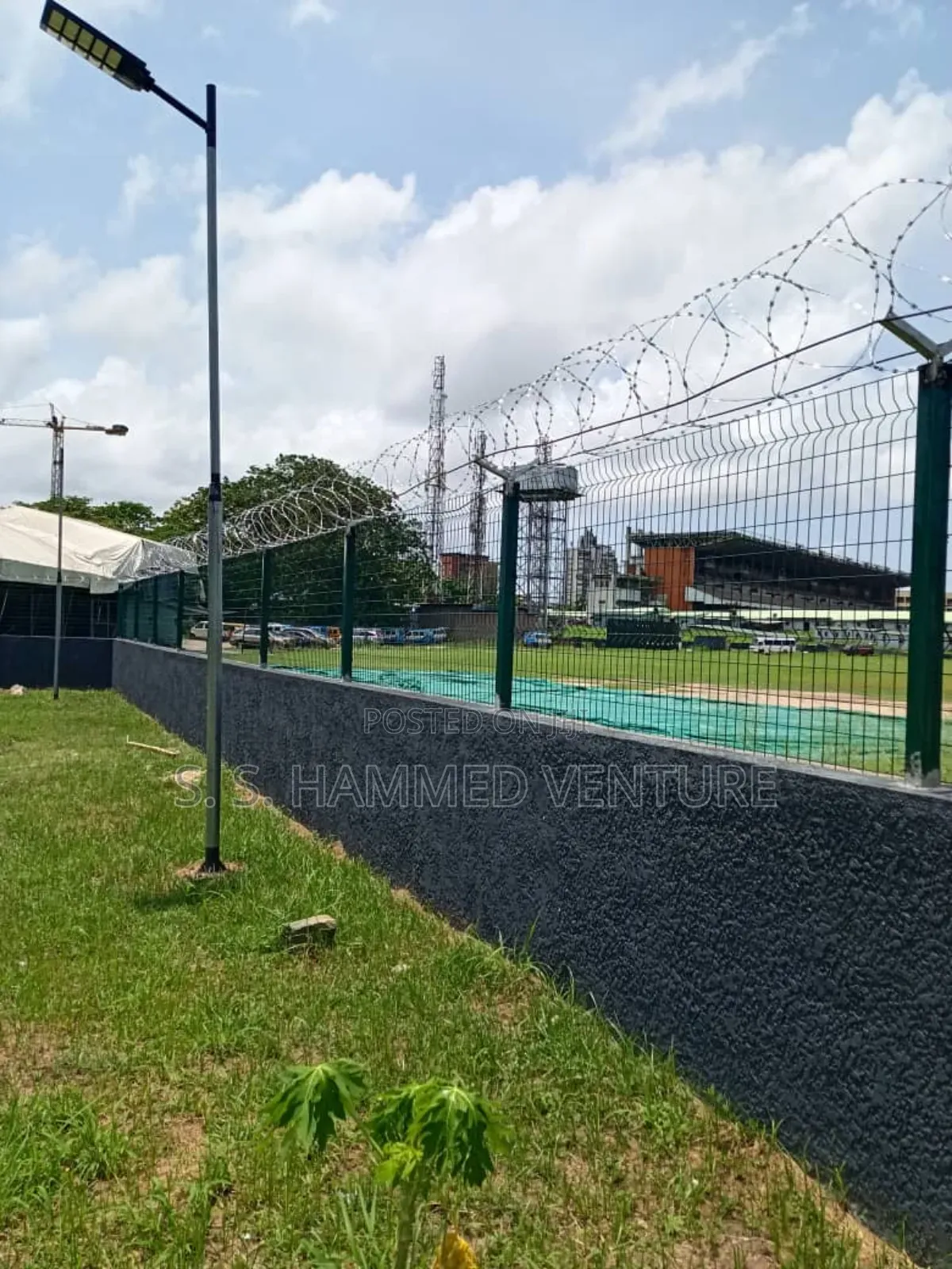 Event Hall Centre ( Panel Mesh Black Fencing Wires ).