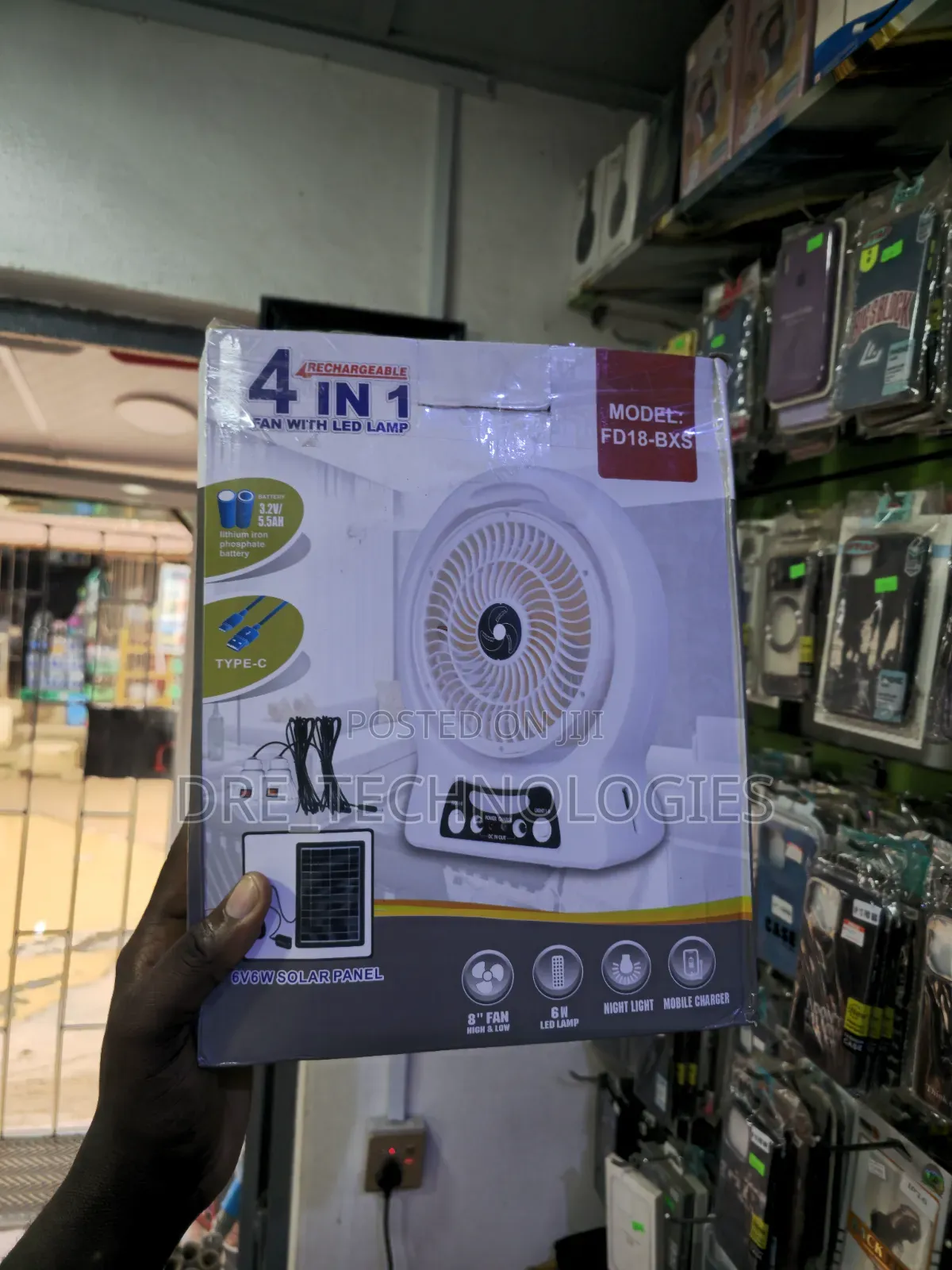 Rechargeable Table Fan