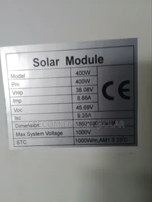 400w Mono Solar Panel