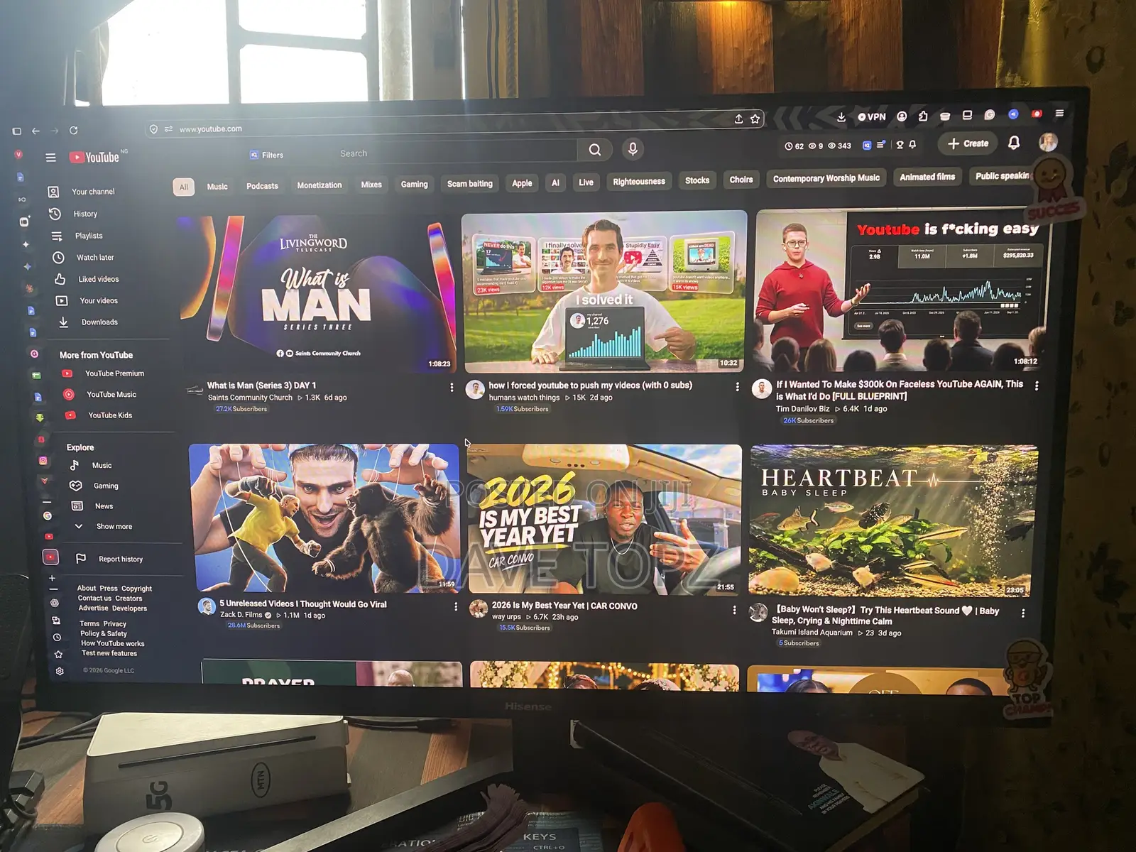 27 Inches Hisense Monitor