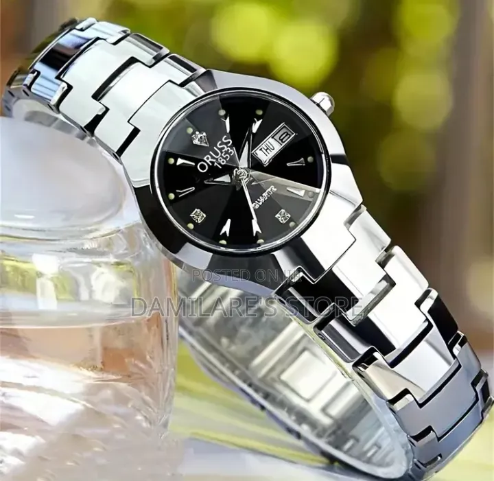 Oruss Silver Chain Watch