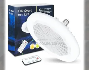 E27 LED Fan Light With Remote Control – 2-in-1 Ceiling Fan LED Bulb