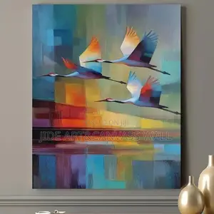3 Racing Birds  Wall Art Frame