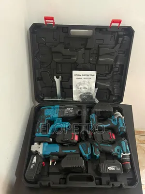 4 in 1, Impact Wrench, Grinder, Hammer Drill and Drill Cordless Tools