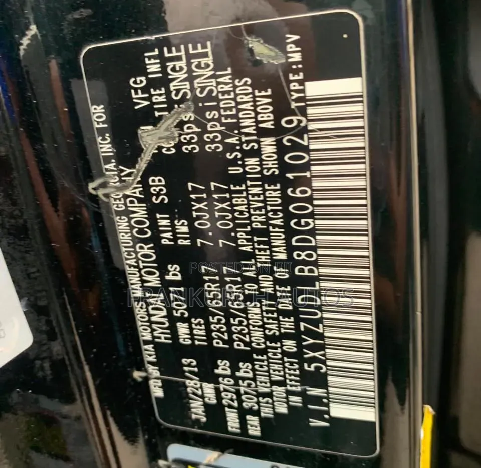 Hyundai Santa Fe 2014 Black