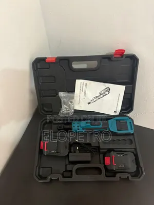 Cordless Right Angle Impact Wrench With Compatible Battery