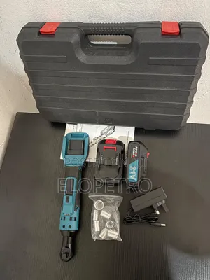 Cordless Right Angle Impact Wrench With Compatible Battery