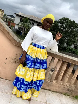 Ankara Skirt With a Top