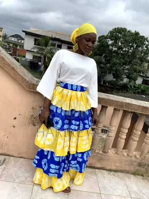 Ankara Skirt With a Top