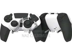 EXknight Lever Back Buttons Gaming Paddles for PS5 Controller (White)